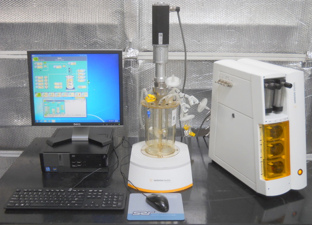 Biostat A plus Fermentor/Bioreactor Tower with Univessel Stand